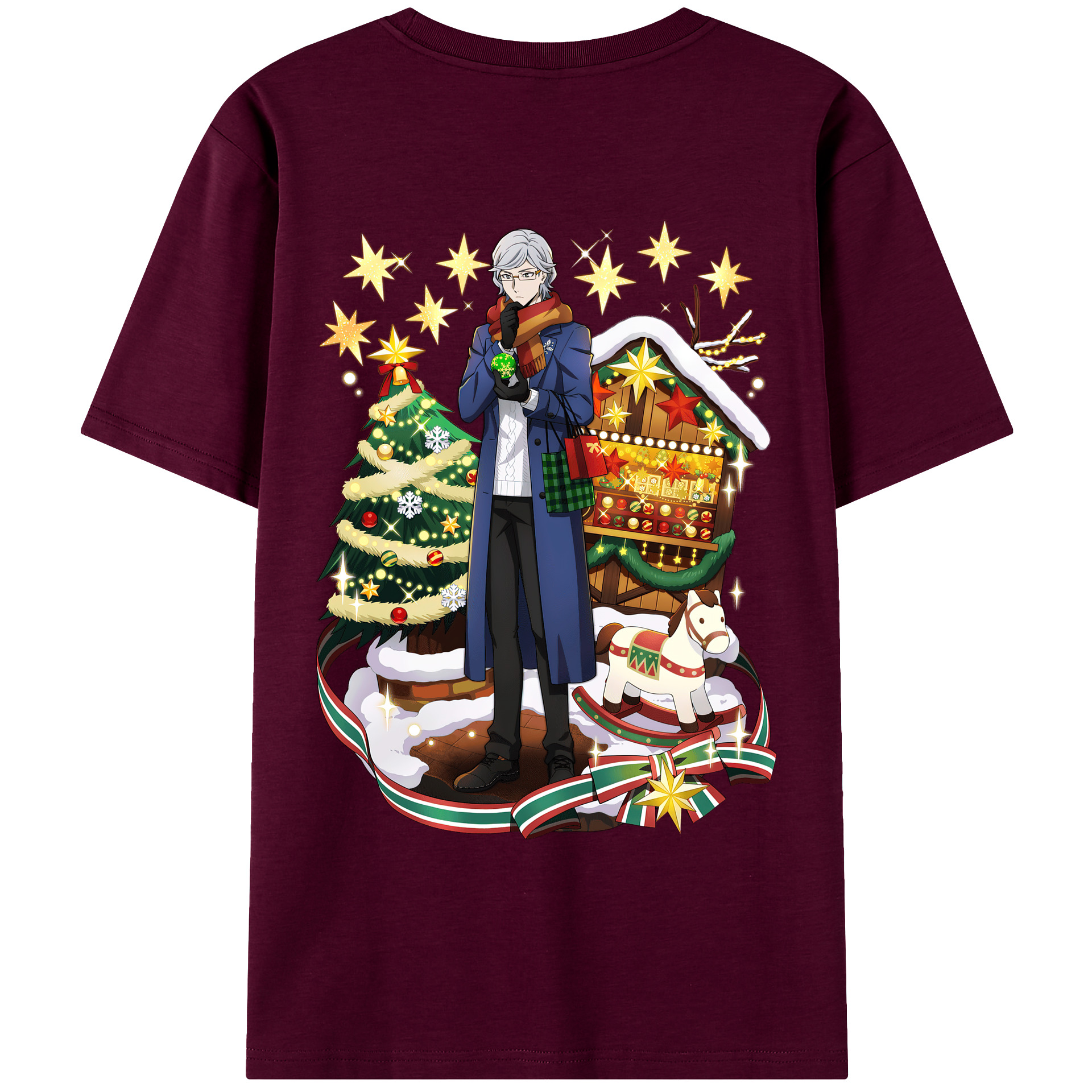 （画像用） 文豪ストレイドッグス Bungo Stray Dogs レディース半袖Tシャツ(バックプリント)